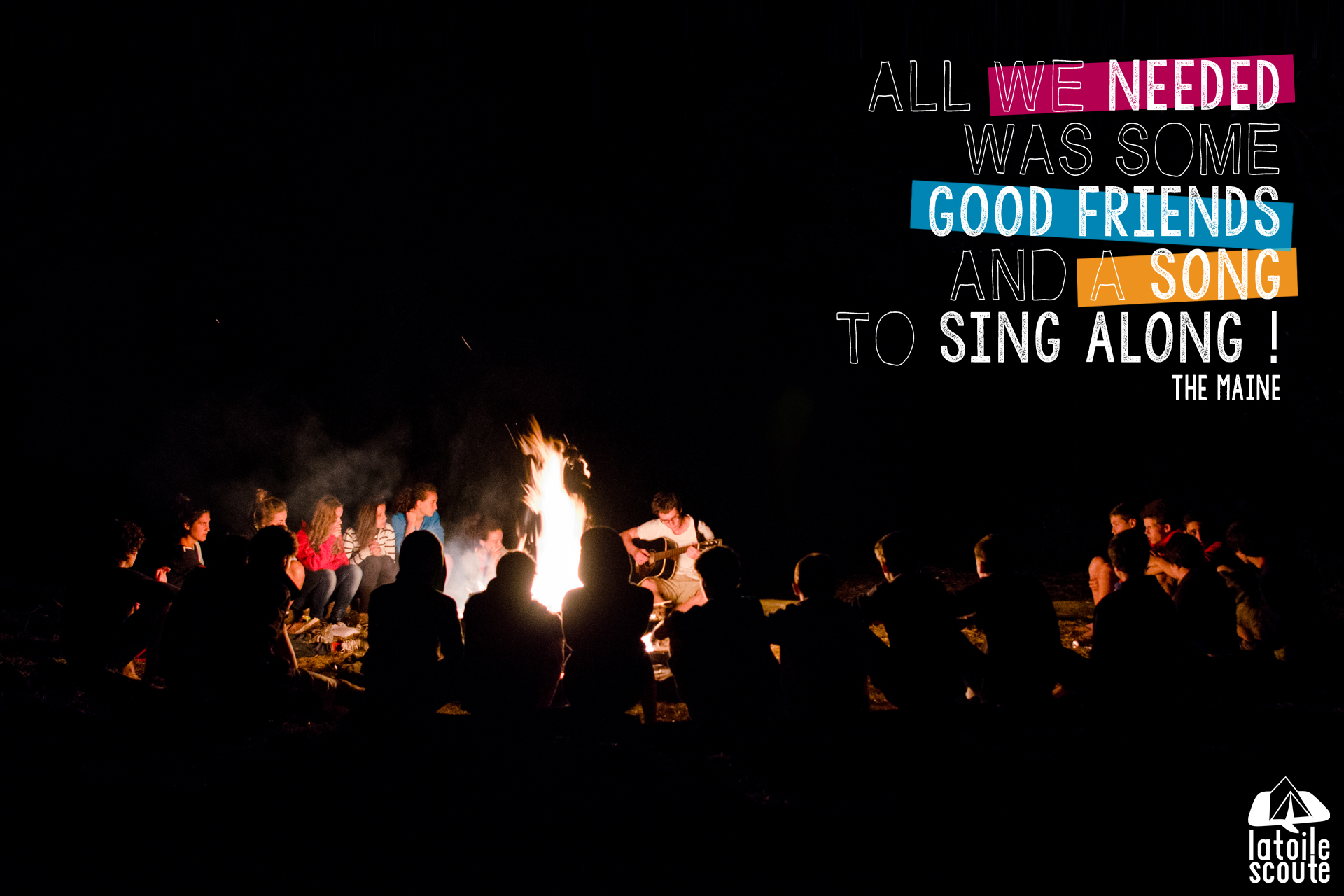 All we needed was some good friends, and a song to sing along !