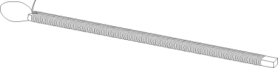 Faire des spires autour de l'allumette