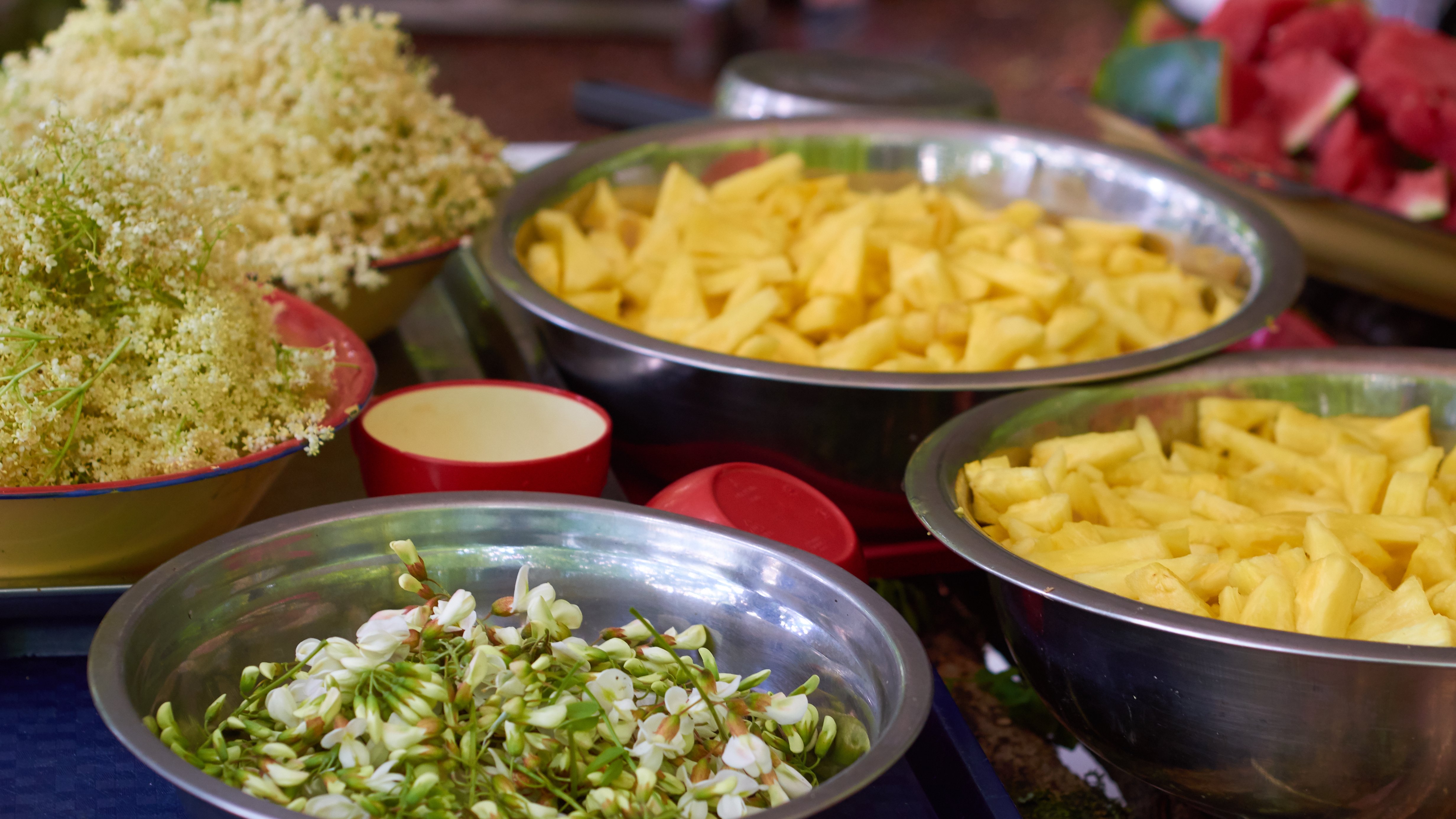 La surprenante salade de fruits et fleurs