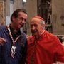 Jacques Gagey et le cardinal Etchegaray (Moment de rencontre le premier (…)