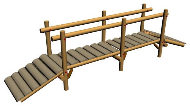 Pont 100% Bois "Limousin-Picard"