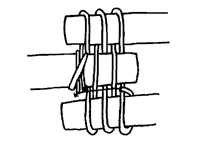 Trois tours en brelage