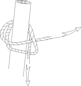 Nœud de Cabestan — LaToileScoute