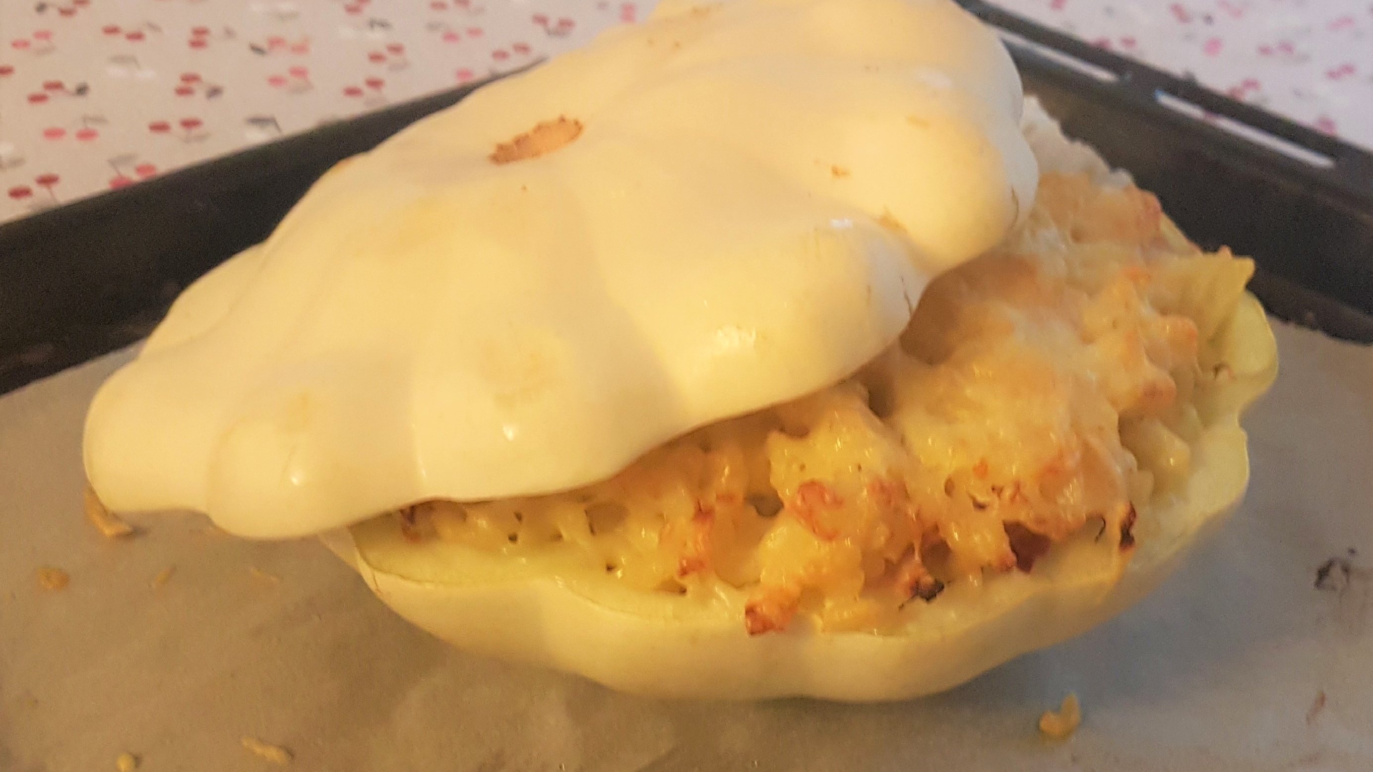 pâtes d'automne au pâtisson