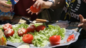 Tomates farcies froides au riz