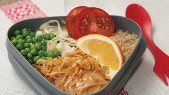 Poulet à l'orange et au piment