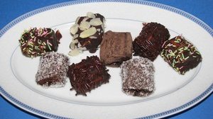 Fondants aux chamallows, chocolat et amandes